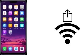 Générer un QR code avec la clé Wifi sur un Oppo R15 Dream Mirror