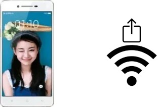 Générer un QR code avec la clé Wifi sur un Oppo R1C