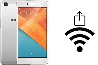 Générer un QR code avec la clé Wifi sur un Oppo R7 lite