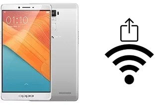 Générer un QR code avec la clé Wifi sur un Oppo R7 Plus