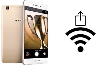 Générer un QR code avec la clé Wifi sur un Oppo R7s