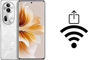 Générer un QR code avec la clé Wifi sur un Oppo Reno11 Pro