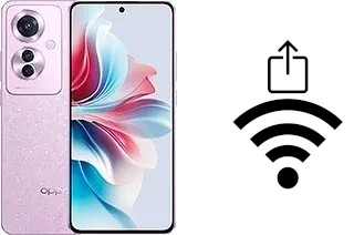 Générer un QR code avec la clé Wifi sur un Oppo Reno11 F