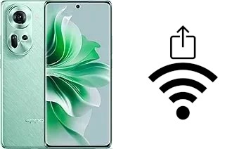 Générer un QR code avec la clé Wifi sur un Oppo Reno11