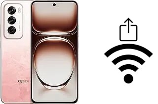 Générer un QR code avec la clé Wifi sur un Oppo Reno12 (China)