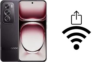 Générer un QR code avec la clé Wifi sur un Oppo Reno12 Pro