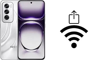 Générer un QR code avec la clé Wifi sur un Oppo Reno12
