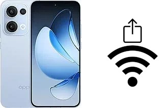Générer un QR code avec la clé Wifi sur un Oppo Reno13 (China)