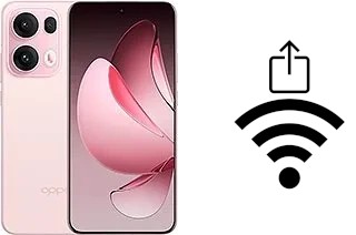 Générer un QR code avec la clé Wifi sur un Oppo Reno13 Pro (China)