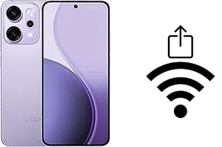 Générer un QR code avec la clé Wifi sur un Oppo Reno14 Pro
