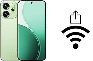 Générer un QR code avec la clé Wifi sur un Oppo Reno14