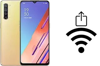 Générer un QR code avec la clé Wifi sur un Oppo Reno3 A