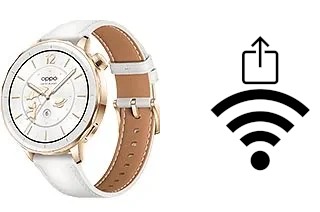 Générer un QR code avec la clé Wifi sur un Oppo Watch X2 Mini