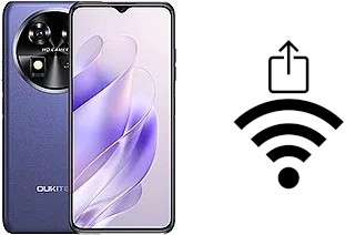 Générer un QR code avec la clé Wifi sur un Oukitel C37