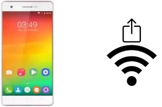 Générer un QR code avec la clé Wifi sur un Oukitel C4