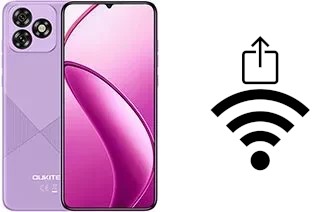 Générer un QR code avec la clé Wifi sur un Oukitel C53