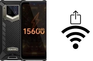 Générer un QR code avec la clé Wifi sur un Oukitel WP15