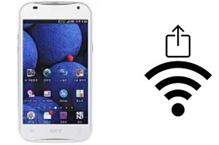 Générer un QR code avec la clé Wifi sur un Pantech Vega LTE EX IM-A820L