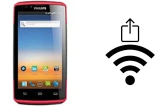 Générer un QR code avec la clé Wifi sur un Philips W7555