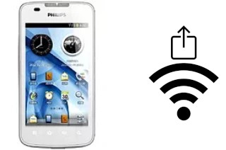 Générer un QR code avec la clé Wifi sur un Philips D633
