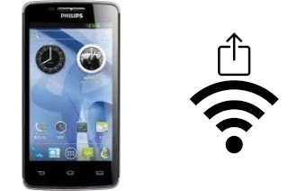 Générer un QR code avec la clé Wifi sur un Philips D833