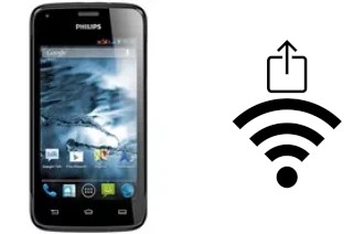 Générer un QR code avec la clé Wifi sur un Philips W3568