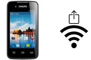 Générer un QR code avec la clé Wifi sur un Philips W5510