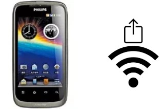Générer un QR code avec la clé Wifi sur un Philips W632