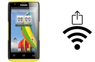 Générer un QR code avec la clé Wifi sur un Philips W6500