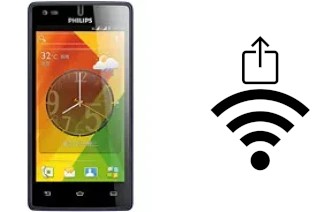 Générer un QR code avec la clé Wifi sur un Philips W737