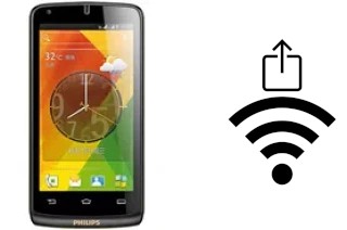 Générer un QR code avec la clé Wifi sur un Philips W7376