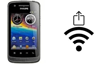 Générer un QR code avec la clé Wifi sur un Philips W820