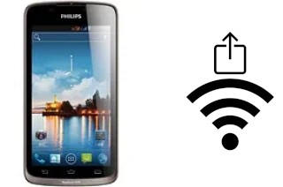 Générer un QR code avec la clé Wifi sur un Philips W832