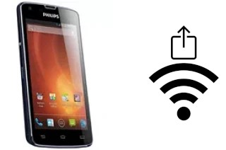 Générer un QR code avec la clé Wifi sur un Philips W8510