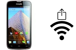 Générer un QR code avec la clé Wifi sur un Philips W8555