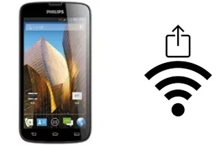Générer un QR code avec la clé Wifi sur un Philips W8560