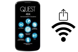 Générer un QR code avec la clé Wifi sur un Qumo Quest 404