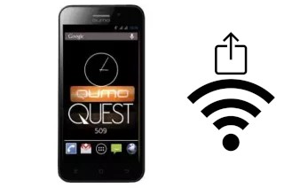 Générer un QR code avec la clé Wifi sur un Qumo QUEST 509