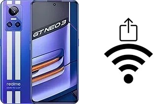 Générer un QR code avec la clé Wifi sur un Realme GT Neo3