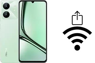 Générer un QR code avec la clé Wifi sur un Realme Note 60x
