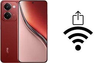 Générer un QR code avec la clé Wifi sur un Realme P3 Ultra