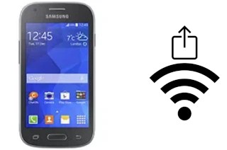 Générer un QR code avec la clé Wifi sur un Samsung Galaxy Ace Style