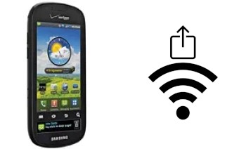 Générer un QR code avec la clé Wifi sur un Samsung Continuum I400