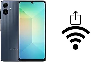 Générer un QR code avec la clé Wifi sur un Samsung Galaxy A06