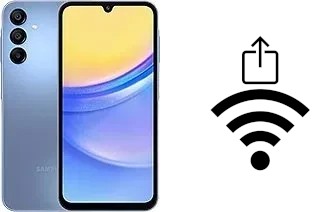 Générer un QR code avec la clé Wifi sur un Samsung Galaxy A15 5G