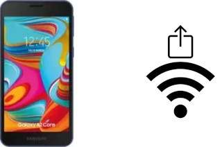 Générer un QR code avec la clé Wifi sur un Samsung Galaxy A2 Core