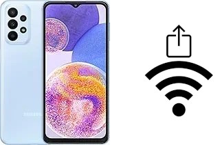 Générer un QR code avec la clé Wifi sur un Samsung Galaxy A23