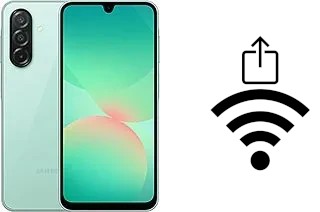 Générer un QR code avec la clé Wifi sur un Samsung Galaxy A26