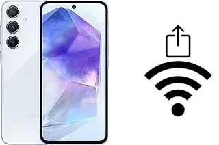 Générer un QR code avec la clé Wifi sur un Samsung Galaxy A55