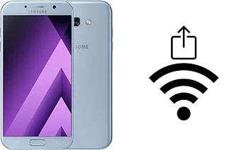 Générer un QR code avec la clé Wifi sur un Samsung Galaxy A7 (2017)